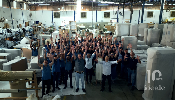 Ideale Estofados celebra 10 anos de design e excelência